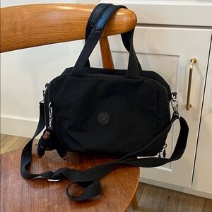 Kipling Black Crossbody Bag with Adjustable Strap